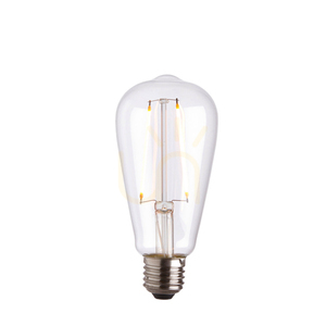 LED žiarovka E27 Endon priehľadná sklenená hruška 2W small 0