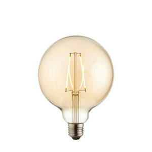 E27 LED žiarovka Amber Endon 2W sklo oceľ 17 cm small 0