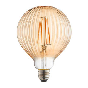 Dekoratívna LED žiarovka Ribb E27 4W 400lm 2000K jantárová globe G125 Ø12,5 cm 80179 Endon small 9
