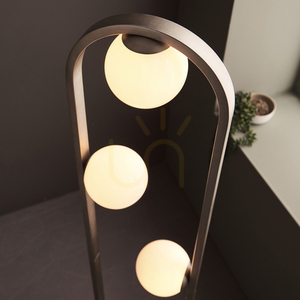 Stojaca lampa Enzo Silver Endon small 6