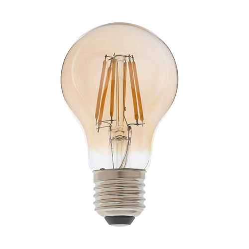 Skontrolujte LED žiarovka E27 GLS jantárová Endon 6W stmievateľná