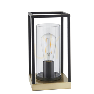 Stolová lampa Endon Caleb Brass z mosadze a skla, E27 small 1