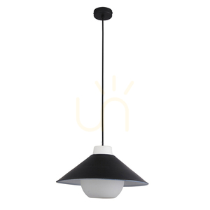 Závesné svietidlo Endon Tokyo 95430, čierne, oceľ a sklo, Ø38 cm, E27 small 7