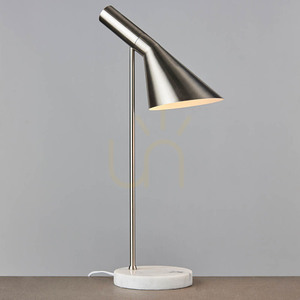 Stolová lampa Endon Carlo sivá oceľ a mramor E27 small 4