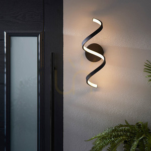 Nástenné svietidlo Endon Astral čierne LED 12W small 2