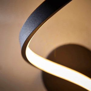 Nástenné svietidlo Endon Astral čierne LED 12W small 5