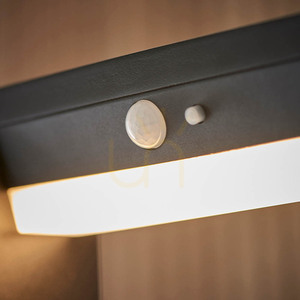 Solárny záhradný stĺpik Endon Dannah čierny LED PIR 80 cm 96936 small 1