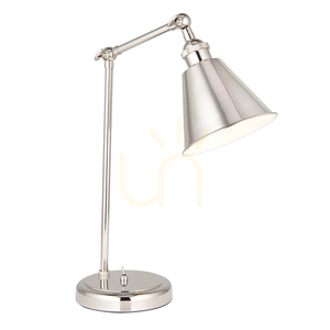 Stolová lampa Endon Hal strieborná oceľ E14 small 0