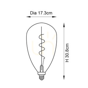 Stolová lampa Endon Wisp Tinted dymové sklo E27 30,8 cm 2 Stolová lampa Endon Wisp Tinted dymové sklo E27 30,8 cm small 2