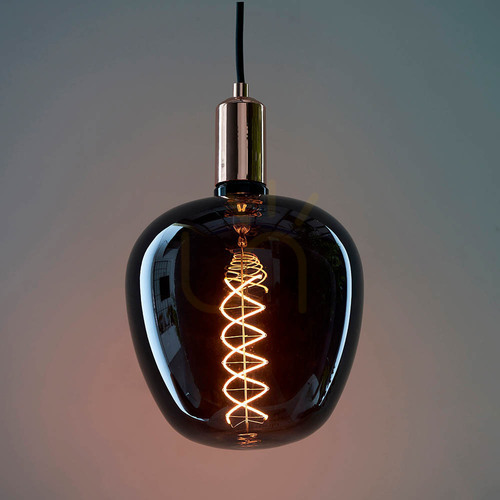 Skontrolujte LED žiarovka Endon Helix 98083 E27 4 W, dymové sklo, 1800 K, Ø19 cm