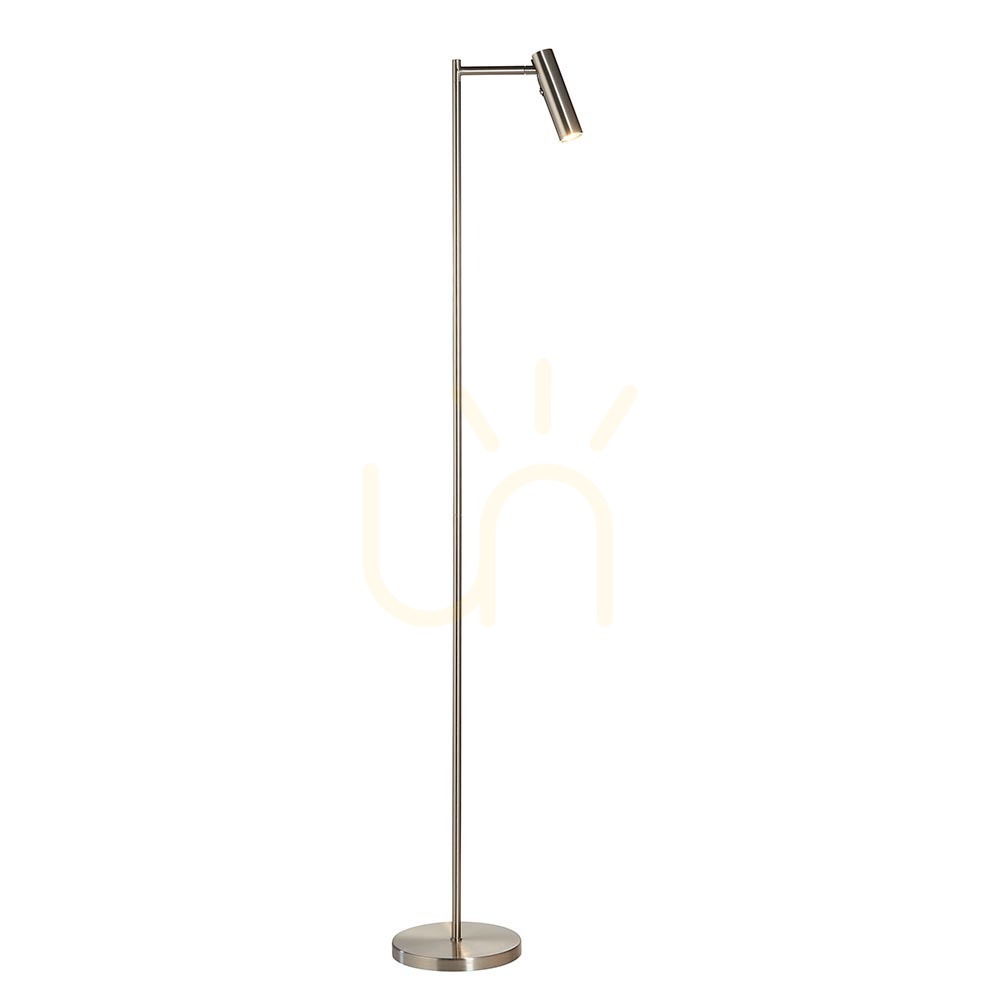 Standing Lamp Endon Silver Steel 125 cm LED Reader Light