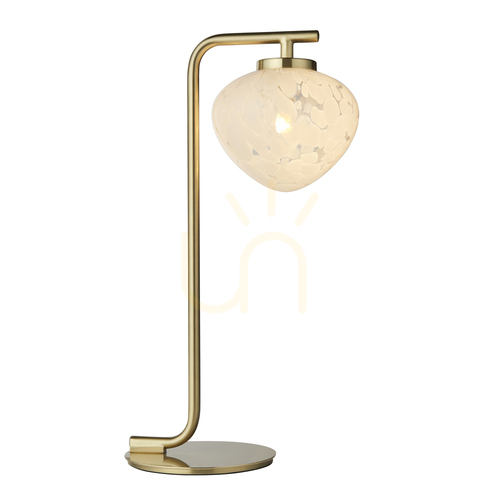 Skontrolujte Stolová lampa Endon Mali mosadzné sklo G9