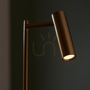 Vyhradená stojaca lampa pre čitateľov Mosadz Endon small 6