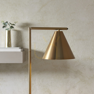 Stojacia lampa Endon Cape s nastaviteľným ramenom, starožitná mosadz, E27, 102369 small 4