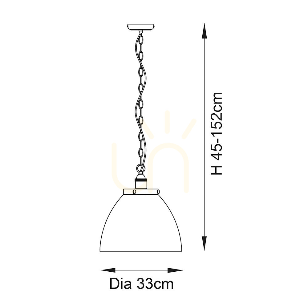 Náhľad Závesné svietidlo Endon Hansen Grand Brass E27 mosadzné sklo 33 cm Závesné svietidlo Endon Hansen Grand Brass E27 mosadzné sklo 33 cm
