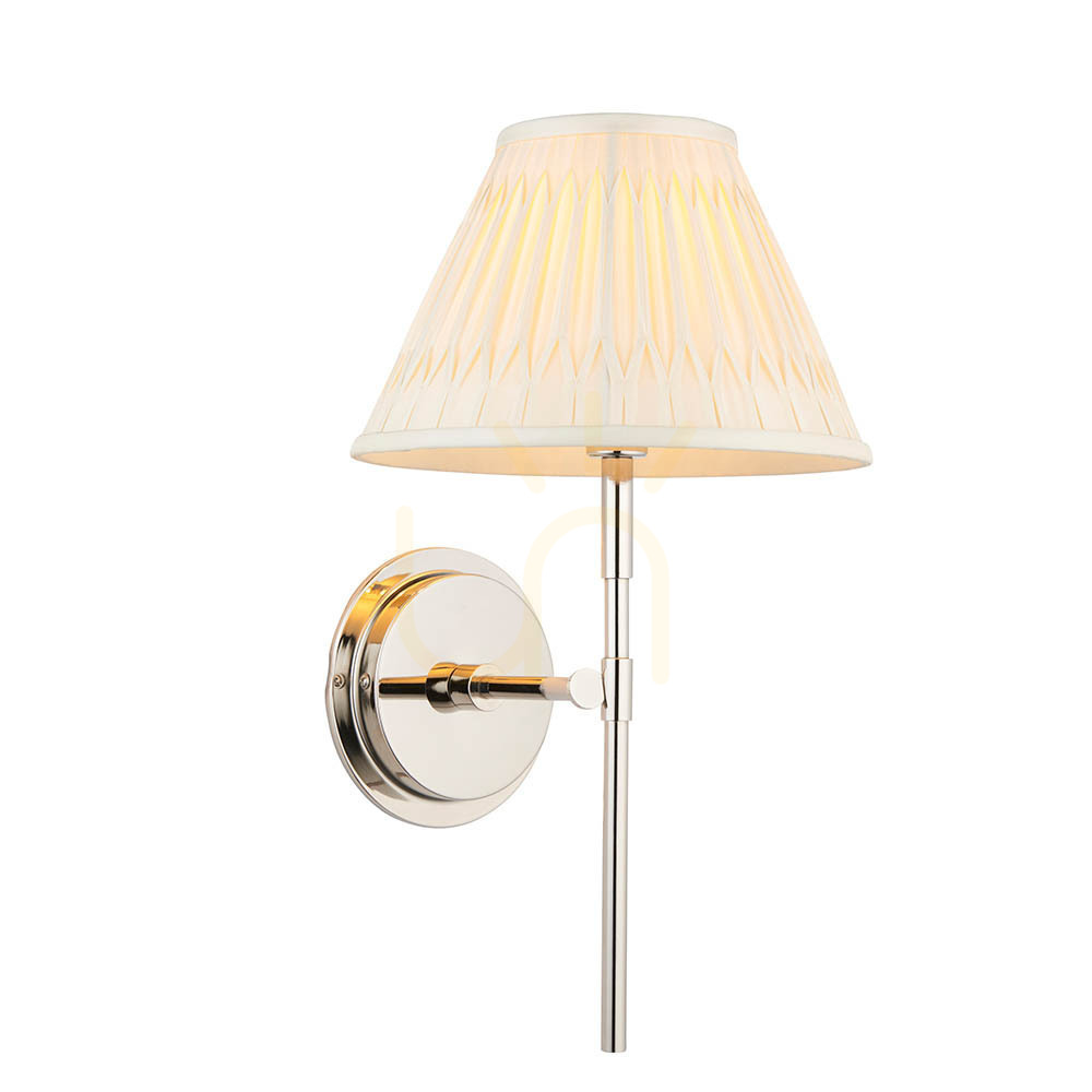 Skontrolujte Nástenné svietidlo Endon Rennes Chatsworth strieborné ivory E14 50 cm Nástenné svietidlo Endon Rennes Chatsworth strieborné ivory E14 50 cm