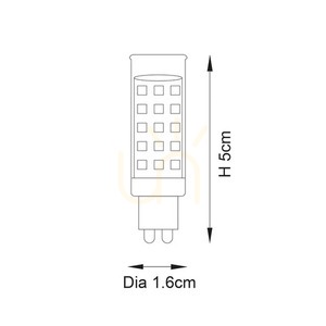 Príslušenstvo G9 LED SMD White Endon. small 1