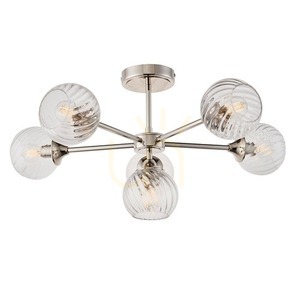 Stropné svietidlo Allegra Silver Endon small 1