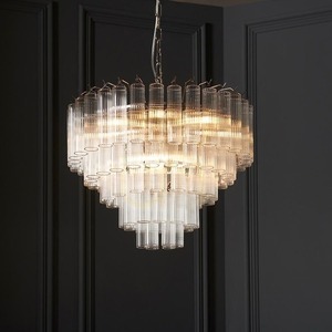 Závesné svietidlo Endon Toulouse Silver 12x G9 50 cm stmievateľné small 3