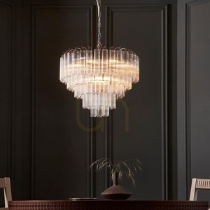Závesné svietidlo Endon Toulouse Silver 12x G9 50 cm stmievateľné small 4