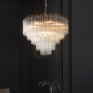 Závesné svietidlo Endon Toulouse Silver 12x G9 50 cm stmievateľné small 5