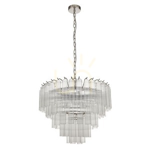 Závesné svietidlo Endon Toulouse Silver 12x G9 50 cm stmievateľné small 9