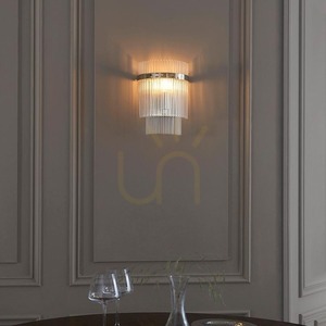 Nástenné svietidlo Marietta Silver Endon small 4