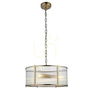 Závesné svietidlo Endon Ridgeton mosadzné 3x E14 45 cm 1 Závesné svietidlo Endon Ridgeton mosadzné 3x E14 45 cm small 1