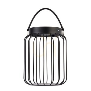Stolová lampa Endon Tropic čierna oceľ/sklo LED 4,3 W small 1