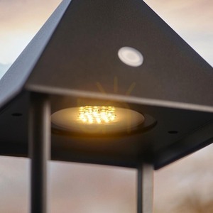 Vonkajšia LED lampa Endon Hoot Medium čierna IP44 106789 small 7