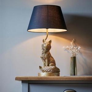 Stolová lampa Endon Fox čierna E14 53 cm small 3