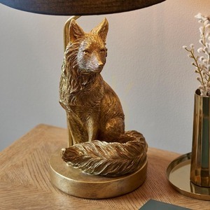 Stolová lampa Endon Fox čierna E14 53 cm small 7