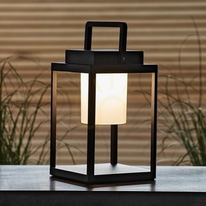 Stolová LED lampa Endon Voyage čierna hliník 24 cm small 5