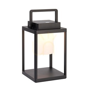 Stolová LED lampa Endon Voyage čierna hliník 24 cm small 0