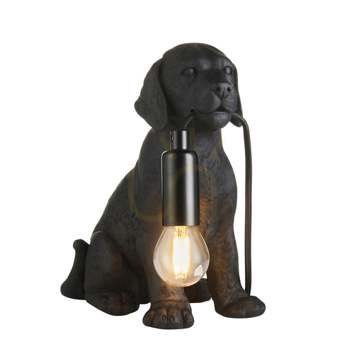 Skontrolujte Stolová lampa Labrador Puppy Black Endon