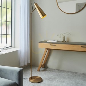 Stojacia lampa Endon Karna mosadz E27 oceľ 163 cm small 2