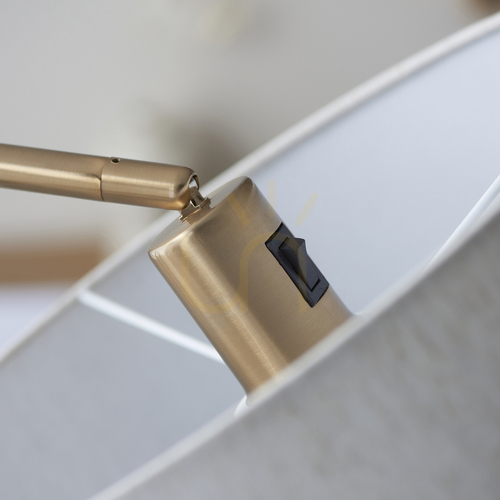 Skontrolujte Mosadzná stojaca lampa Clement Endon
