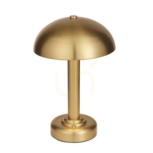 Skontrolujte Nabíjateľná stolová lampa Endon Bridport LED 2 W mosadz 27,7 cm 110455