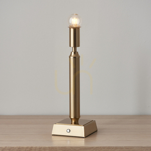 Stolová lampa Endon Trobridge mosadzná LED nabíjateľná small 3