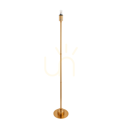 Skontrolujte Stojaca lampa Burley s dobíjaním z mosadze Endon