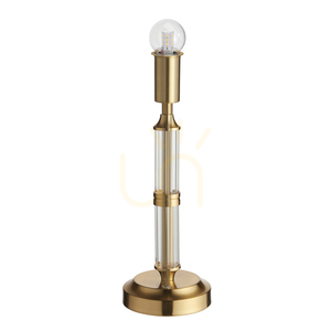 Stolová lampa Endon Morton dobíjacia mosadzná LED z ocele a akrylu small 0