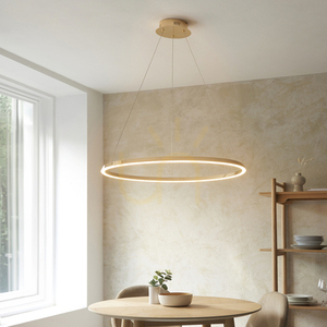 Závesné LED svietidlo Endon Staten biele 80 cm stmievateľné small 1