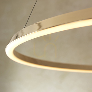 Závesné LED svietidlo Endon Staten biele 80 cm stmievateľné small 3