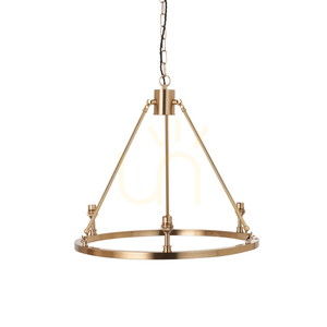 Závesné svietidlo Endon Chester Brass 3xB22 mosadzné 50 cm small 0