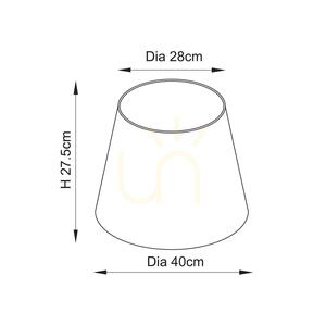 Plisované tienidlo Endon Leaf 111299, perleťovo sivé, 40 cm E27/B22 small 6