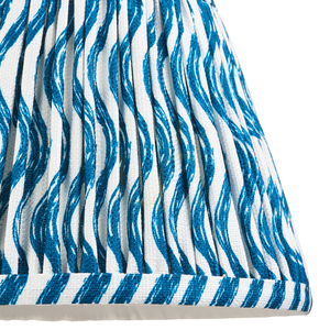 Tienidlo Endon Ripple Modré Látkové E14 20 cm small 2