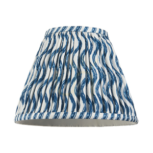 Tienidlo Endon Ripple Blue, látkové, modré, E27, 25 cm small 4