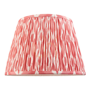 Tienidlo Endon Ikat korálovo ružové látkové E27 35 cm 24 cm small 4