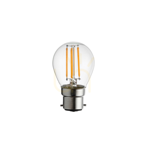 Skontrolujte LED filamentová žiarovka B22 Endon 112119 golf 4 W 470 lm 2700 K číra, stmievateľná