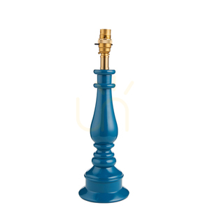 Modrá živicová základňa stolovej lampy Endon Myrtle, B22, 38 cm small 0